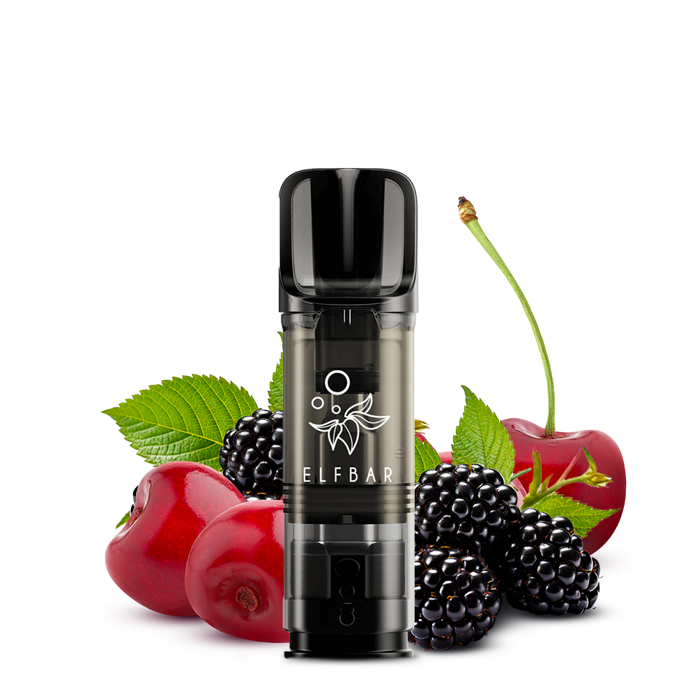 ELFBAR ELFA Pod – Blackberry Cherry 0mg Nikotinfrei (2er Pack)