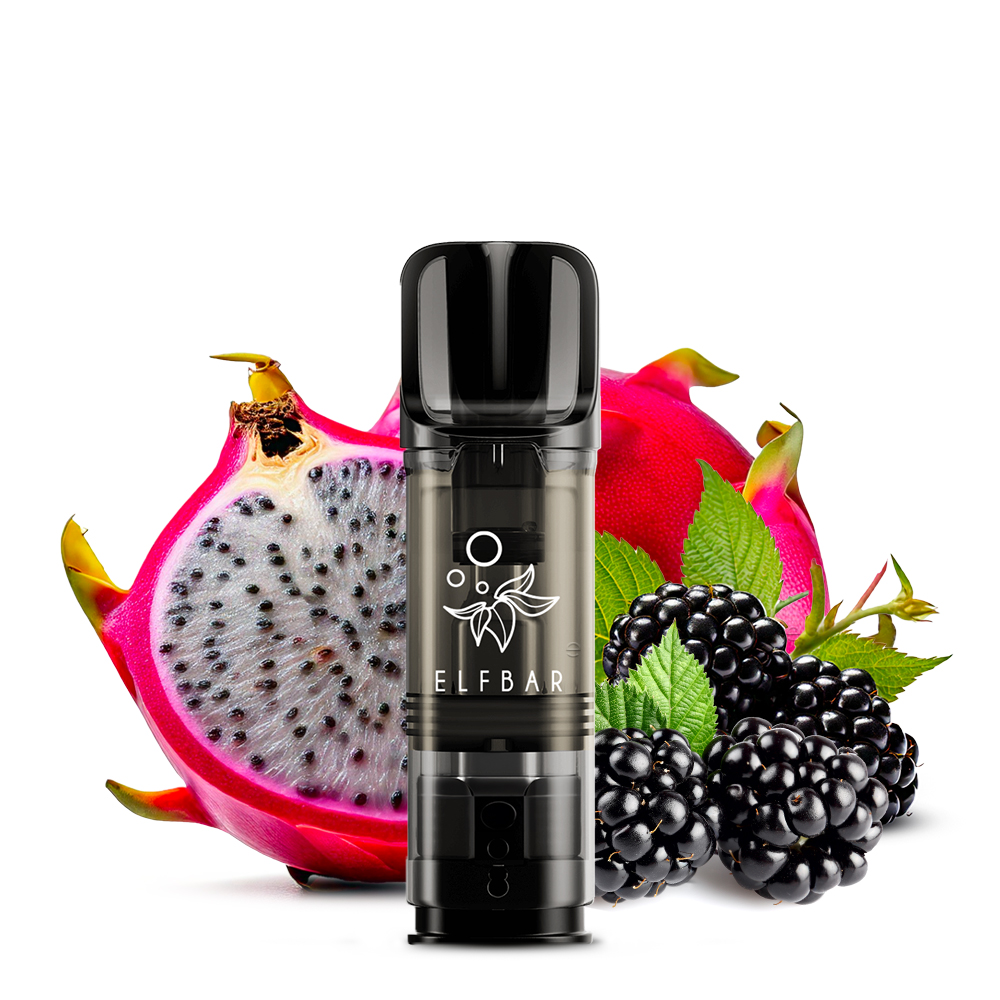 ELFBAR ELFA Pod – Dragon Fruit Blackberry 0mg Nikotinfrei (2er Pack)